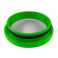 S&B - GENUINE S&B Turbo Screen 6.0 Inch Lime Green Stainless Steel Mesh W/Stainless Steel Clamp - Image 2