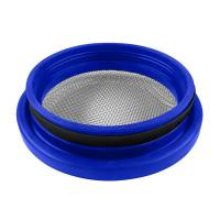 S&B - GENUINE S&B Turbo Screen 6.0 Inch Blue Stainless Steel Mesh W/Stainless Steel Clamp - Image 2