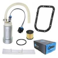 Quantum Intank Fuel Pump w/ Tank Seal & Fuel Filter Kit for Harley-Davidson FLSTN Softail Deluxe EFI 2008-2017, Replaces 75284-08A