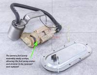 Quantum - Quantum Intank EFI Fuel Pump for Harley-Davidson FLTRI Road Glide EFI 1998-1999, Replaces 61342-95A - Image 2