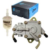 Quantum OEM Replacement Fuel Pump + Genuine Mahle Filter for Yamaha Rhino 450 Carbureted 2008-2009, Replaces 5UG-13910-01-00