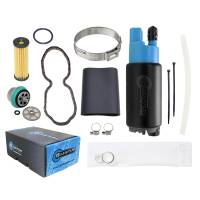 Quantum Intank Fuel Pump w/ Regulator, Tank Seal & Filter Kit for Harley-Davidson XL883L SuperLow EFI 2011-2020, Replaces 75305-07A