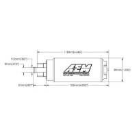 AEM Electronics - AEM 340LPH High Flow In-Tank Fuel Pump (Offset Inlet, Inline) - Image 5