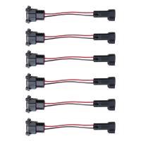 Quantum Injector PnP Adapters - EV1 Bosch/Jetronic (female) to EV6/EV14 USCAR (male)-Wired-Set of 6