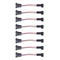 Quantum Injector PnP Adapters - EV1 Bosch/Jetronic (female) to EV6/EV14 USCAR (male)-Wired-Set of 8