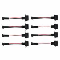 Quantum Injector PnP Adapters - EV1 Bosch/Jetronic (female) to DELPHI (male) - Wired [8]