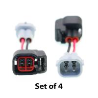 Quantum Injector PnP Adapters - EV6/EV14 USCAR (female) to to Denso (male)-Wired-Set of 4