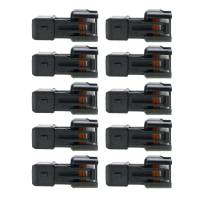 Quantum Injector PnP Adapters - EV6/EV14 USCAR (female) to EV1 Bosch/Jetronic (male)-Wireless-Set of 10