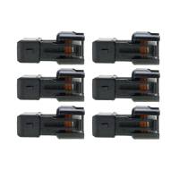 Quantum Injector PnP Adapters - EV6/EV14 USCAR (female) to EV1 Bosch/Jetronic (male)-Wireless-Set of 6