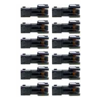 Quantum Injector PnP Adapters - EV6/EV14 USCAR (female) to OBD2 Honda (male)-Wireless-Set of 12