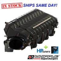 WHIPPLE GEN 5 STAGE 2 Supercharger System 2018-2020 Mustang GT W185RF / Intercooled / BLACK + HP Tuners (4-credits)