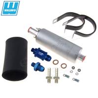 Genuine Walbro/TI GSL395 Inline External 130LPH Fuel Pump w/ 400-939 Kit & -8AN Fitting & Check Valve